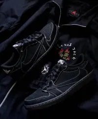 PK God Batch Air Jordan 1 Retro Low OG SP Travis Scott Black Phantom DM7866-001 review 0