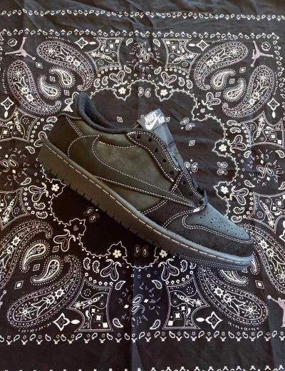 PK God Batch Air Jordan 1 Retro Low OG SP Travis Scott Black Phantom DM7866-001 review G*** 02