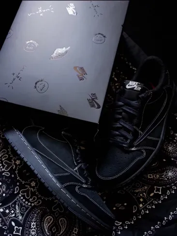 PK God Batch Air Jordan 1 Retro Low OG SP Travis Scott Black Phantom DM7866-001 review L***s 00