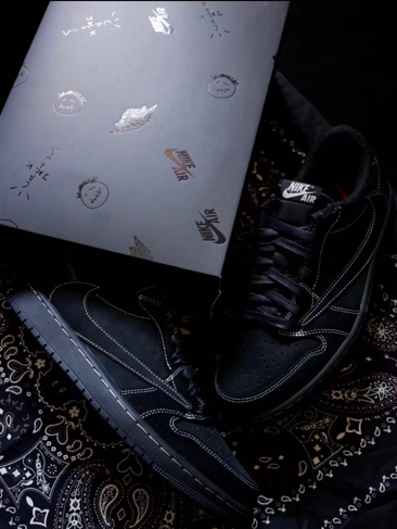 PK God Batch Air Jordan 1 Retro Low OG SP Travis Scott Black Phantom DM7866-001 review 