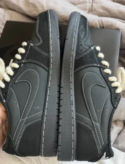 PK God Batch Air Jordan 1 Retro Low OG SP Travis Scott Black Phantom DM7866-001 review S*** 01