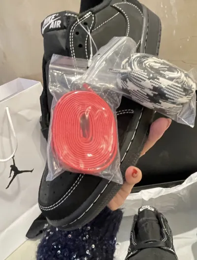 PK God Batch Air Jordan 1 Retro Low OG SP Travis Scott Black Phantom DM7866-001 review Alyson 01