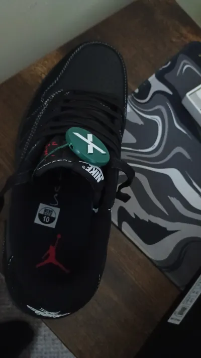 PK God Batch Air Jordan 1 Retro Low OG SP Travis Scott Black Phantom DM7866-001 review Abdul