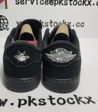 PK God Batch Air Jordan 1 Retro Low OG SP Travis Scott Black Phantom DM7866-001 review 1