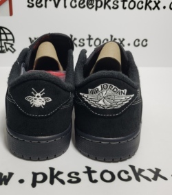 PK God Batch Air Jordan 1 Retro Low OG SP Travis Scott Black Phantom DM7866-001 review Goldz 02