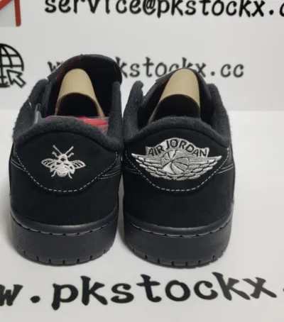 PK God Batch Air Jordan 1 Retro Low OG SP Travis Scott Black Phantom DM7866-001 review Goldz 01