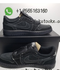 PK God Batch Air Jordan 1 Retro Low OG SP Travis Scott Black Phantom DM7866-001 review 2