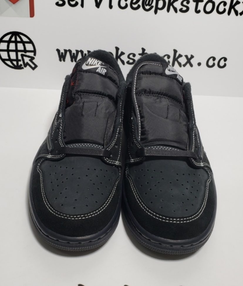 PK God Batch Air Jordan 1 Retro Low OG SP Travis Scott Black Phantom DM7866-001 review Goldz 04