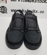PK God Batch Air Jordan 1 Retro Low OG SP Travis Scott Black Phantom DM7866-001 review 3