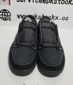 PK God Batch Air Jordan 1 Retro Low OG SP Travis Scott Black Phantom DM7866-001 review Goldz 04