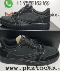 PK God Batch Air Jordan 1 Retro Low OG SP Travis Scott Black Phantom DM7866-001 review 4