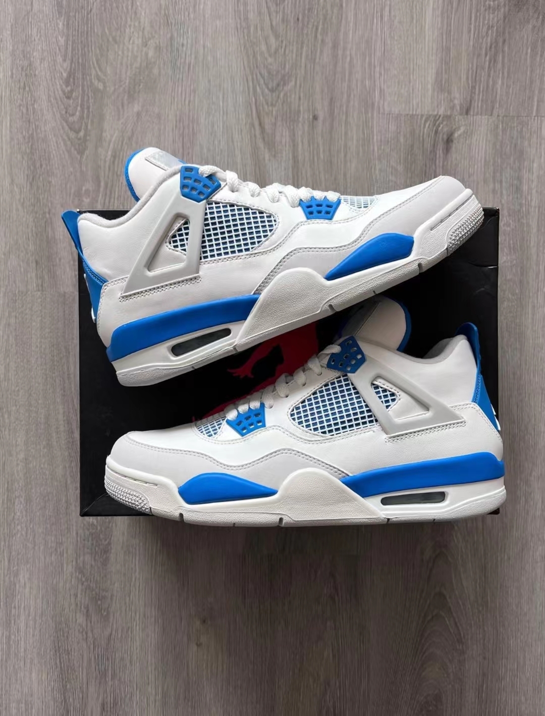 Special offer Batch Air Jordan 4 Retro Military Blue 308497-105 review L*** 01