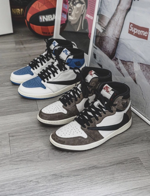 PK God Batch Air Jordan 1 Retro High Travis Scott CD4487-100 review 