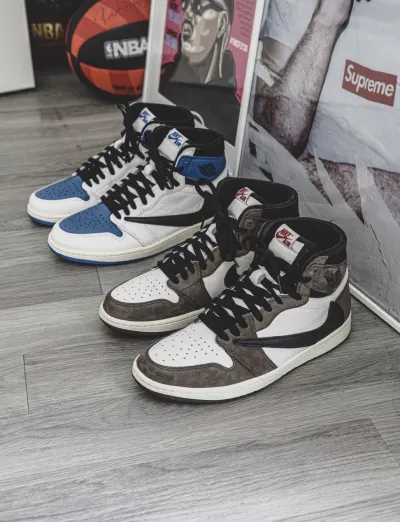 PK God Batch Air Jordan 1 Retro High Travis Scott CD4487-100 review E***s