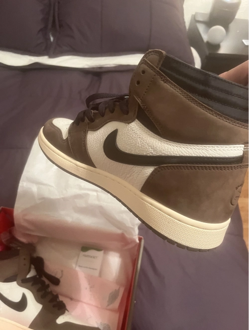 PK God Batch Air Jordan 1 Retro High Travis Scott CD4487-100 review 