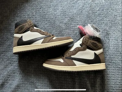 PK God Batch Air Jordan 1 Retro High Travis Scott CD4487-100 review D.Luffy