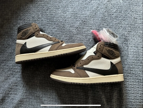 PK God Batch Air Jordan 1 Retro High Travis Scott CD4487-100 review 