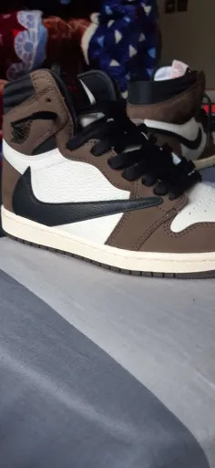 PK God Batch Air Jordan 1 Retro High Travis Scott CD4487-100 review T*** 03