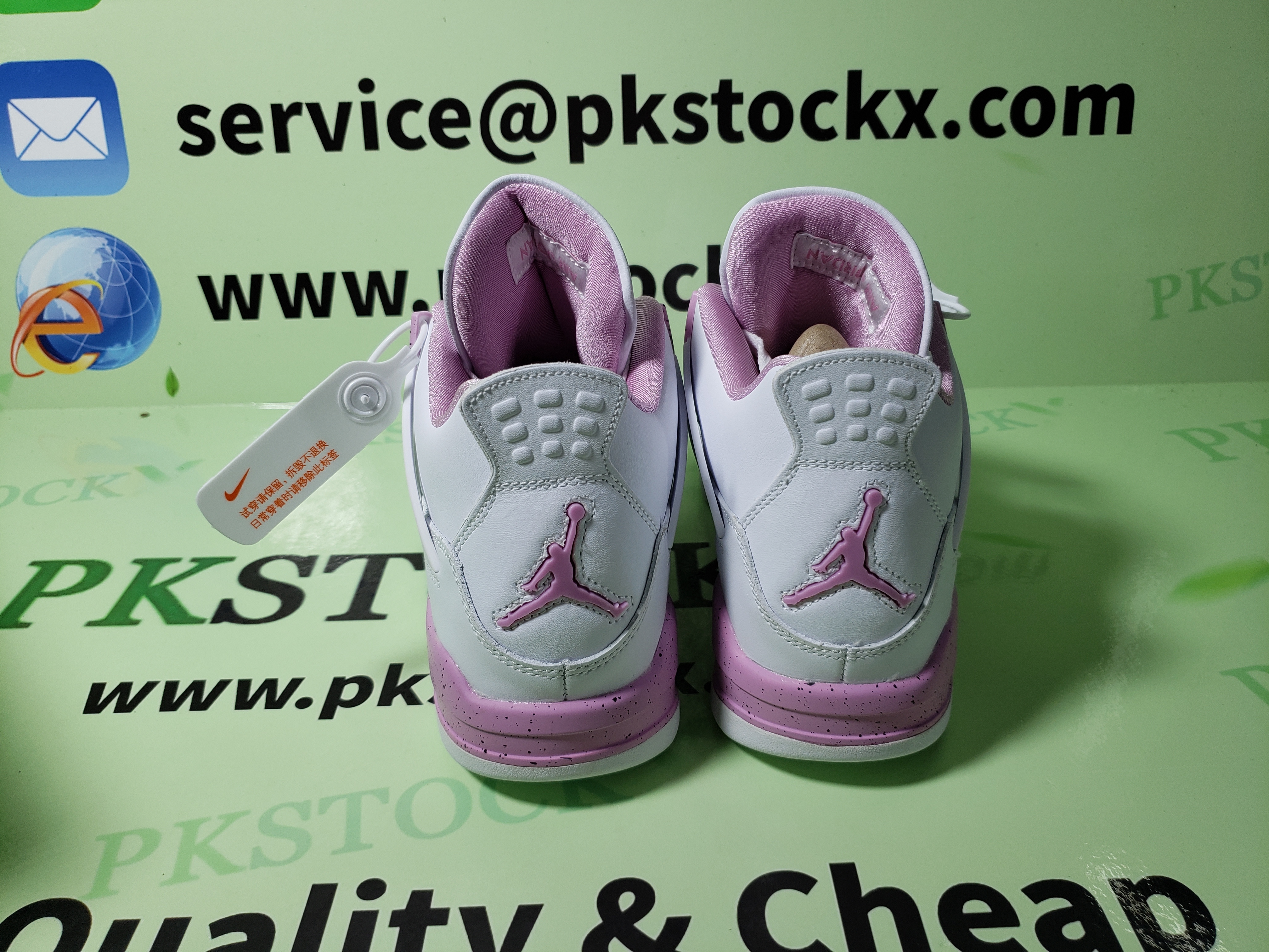 PK God Batch Air Jordan 4 Pink Oreo CT8527-116 review J*** 02