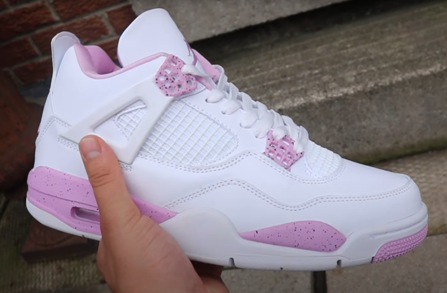 PK God Batch Air Jordan 4 Pink Oreo CT8527-116 review L*** 02