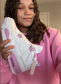 PK God Batch Air Jordan 4 Pink Oreo CT8527-116 review B*** 01