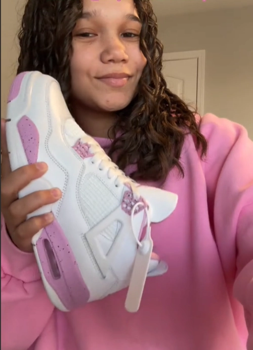 PK God Batch Air Jordan 4 Pink Oreo CT8527-116 review 