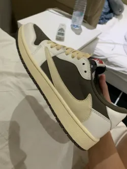 【Flash Sale】Air Jordan 1 Retro Low OG SP Travis Scott Reverse Mocha DM7866-162  review Yasso 01