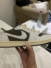 【Flash Sale】Air Jordan 1 Retro Low OG SP Travis Scott Reverse Mocha DM7866-162  review 1