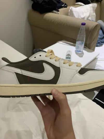 【Flash Sale】Air Jordan 1 Retro Low OG SP Travis Scott Reverse Mocha DM7866-162  review Yasso 01