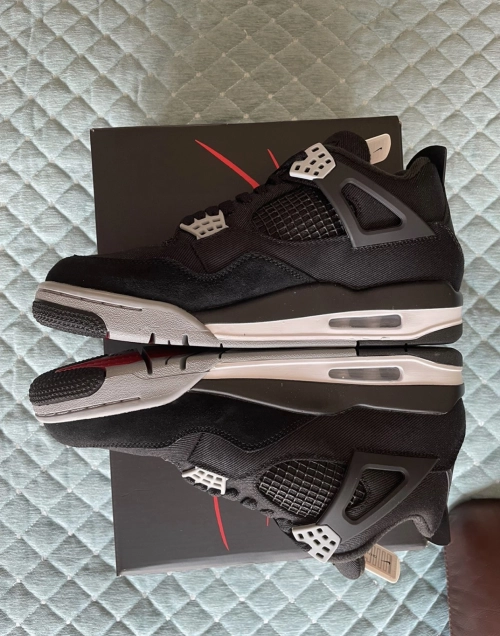 Special offer Batch Air Jordan 4 Retro Black Canvas DH7138-006 review 
