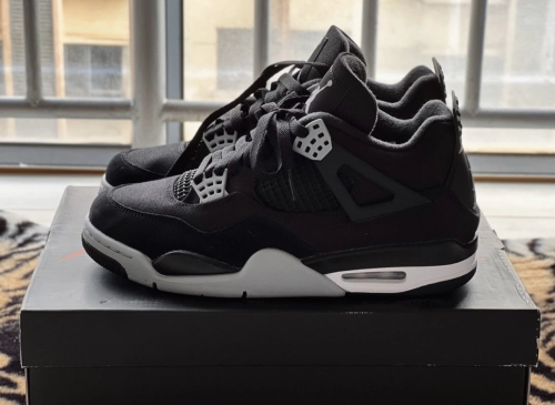 Special offer Batch Air Jordan 4 Retro Black Canvas DH7138-006 review 