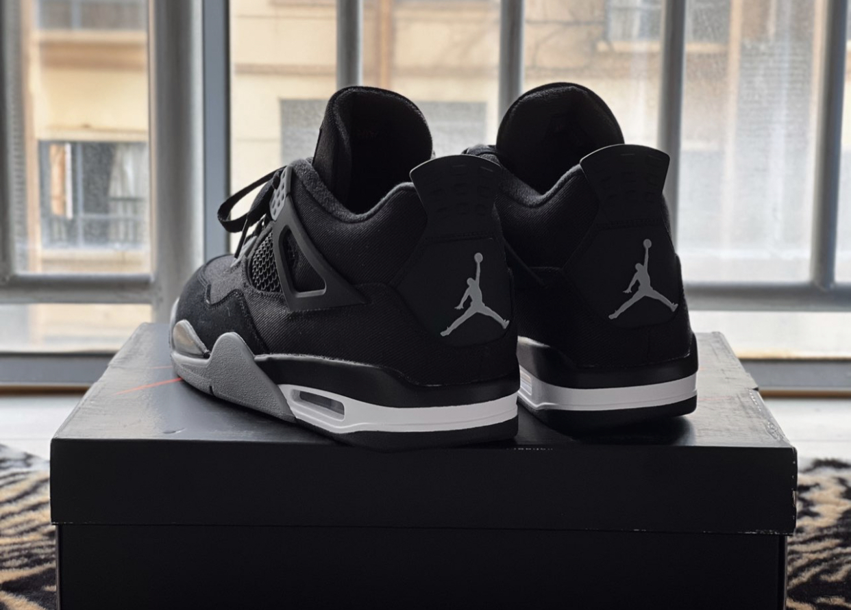 Special offer Batch Air Jordan 4 Retro Black Canvas DH7138-006 review L*** 02