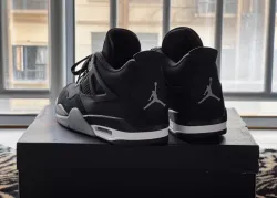 Special offer Batch Air Jordan 4 Retro Black Canvas DH7138-006 review L*** 03