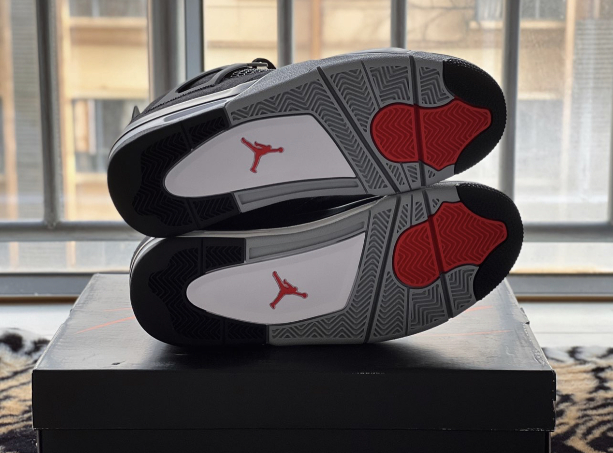 Special offer Batch Air Jordan 4 Retro Black Canvas DH7138-006 review L*** 03