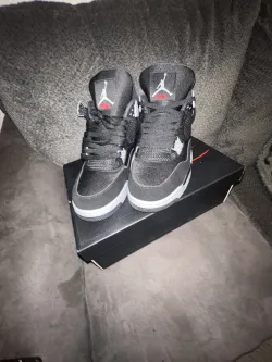 Special offer Batch Air Jordan 4 Retro Black Canvas DH7138-006 review James