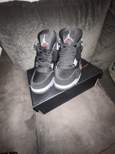 Special offer Batch Air Jordan 4 Retro Black Canvas DH7138-006 review James