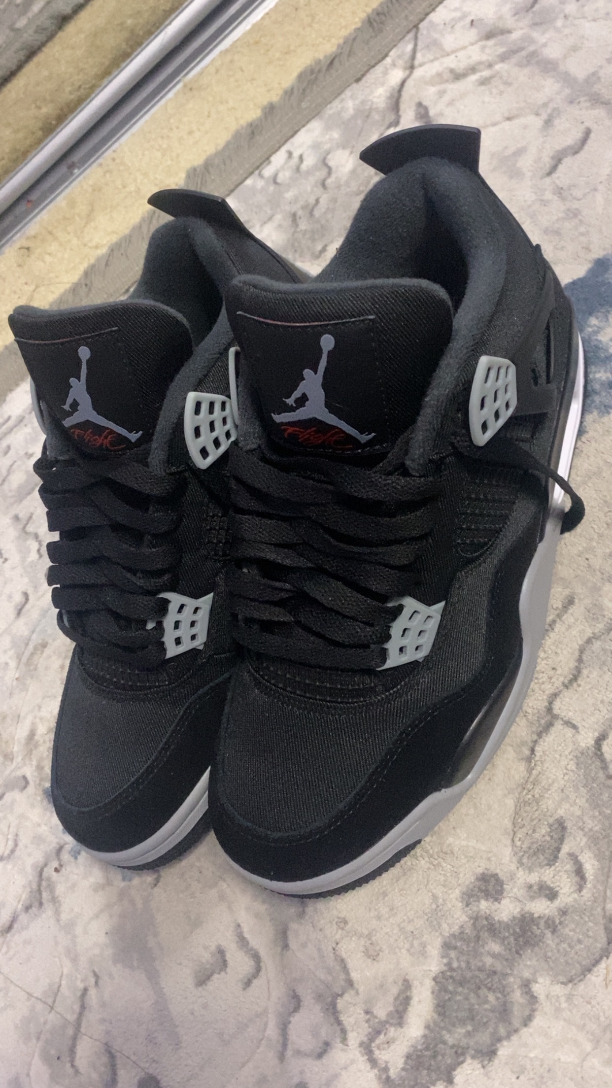 Special offer Batch Air Jordan 4 Retro Black Canvas DH7138-006 review katherine 01