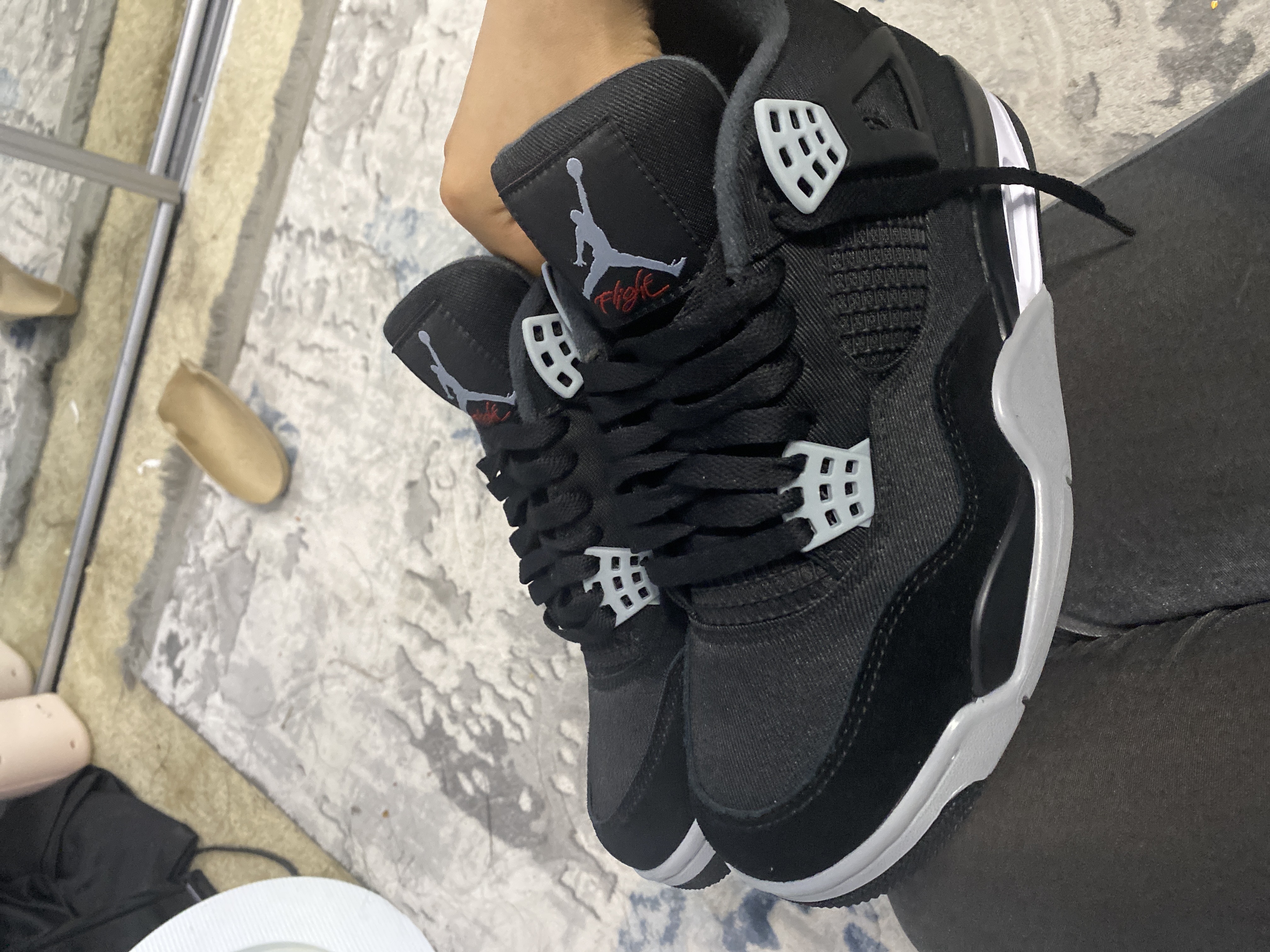 Special offer Batch Air Jordan 4 Retro Black Canvas DH7138-006 review katherine 02