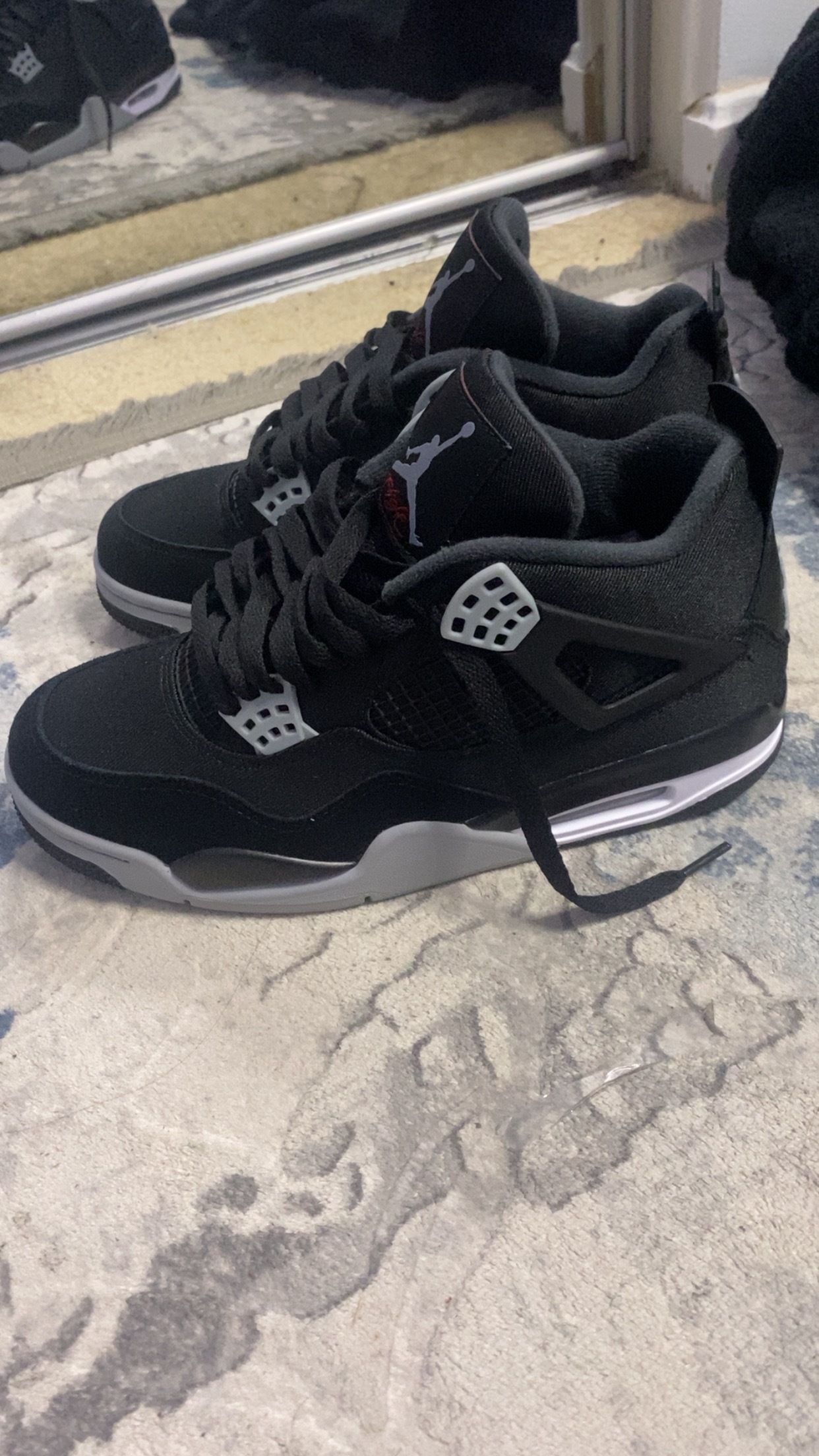 Special offer Batch Air Jordan 4 Retro Black Canvas DH7138-006 review katherine 05