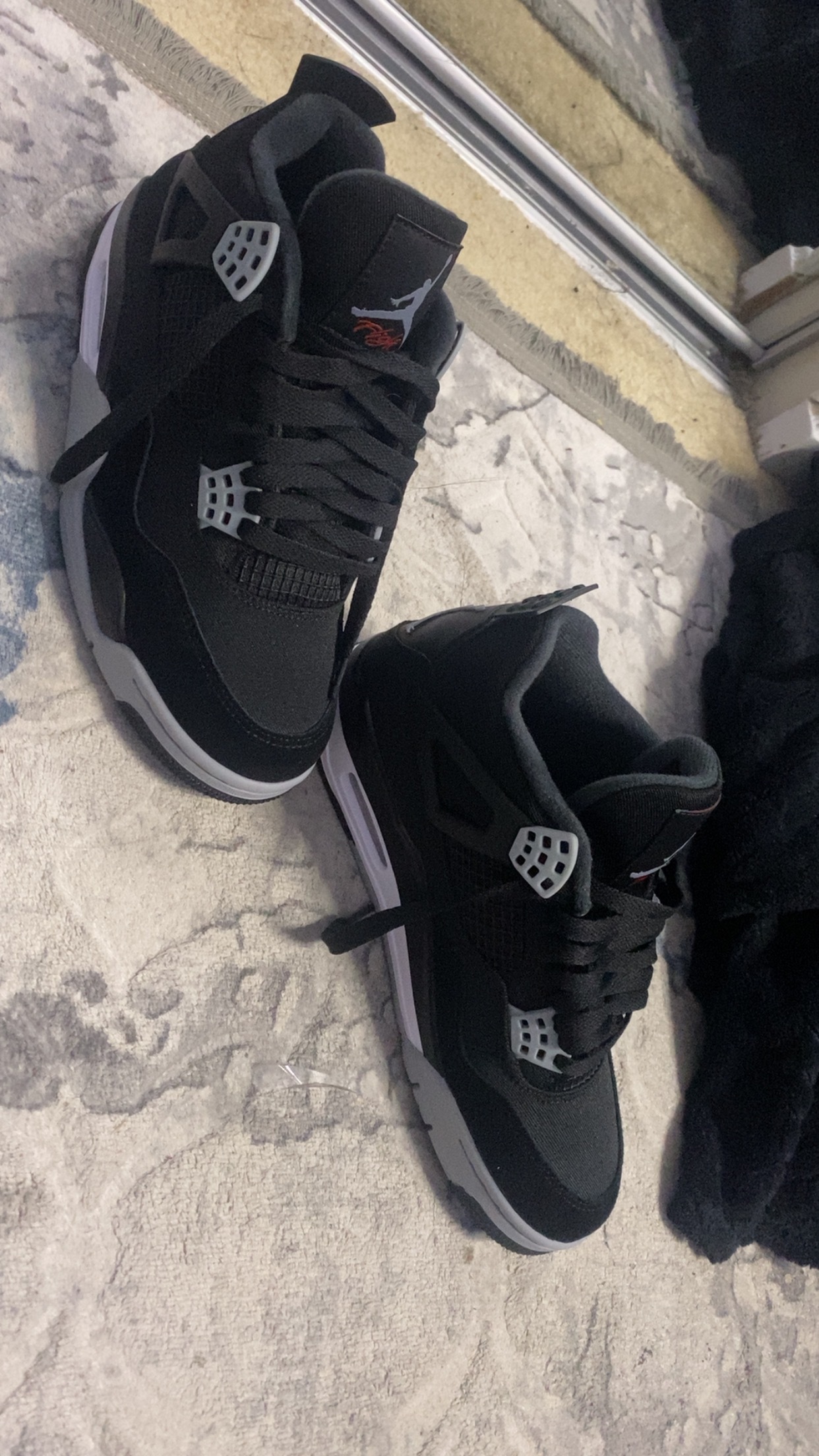 Special offer Batch Air Jordan 4 Retro Black Canvas DH7138-006 review katherine 06