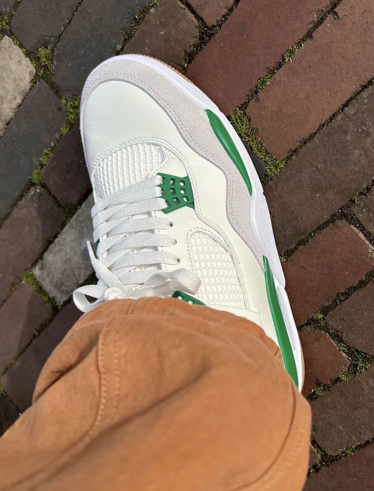 PK God Batch Air Jordan 4 SB Pine Green DR5415-103 review T*** 01