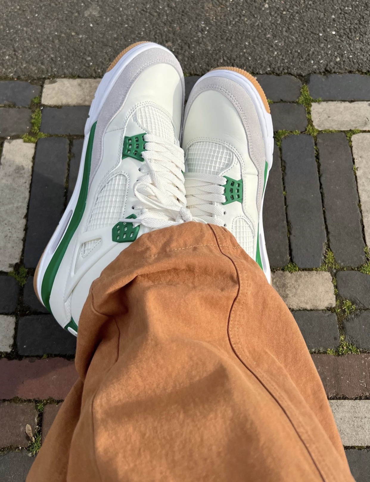 PK God Batch Air Jordan 4 SB Pine Green DR5415-103 review T*** 02