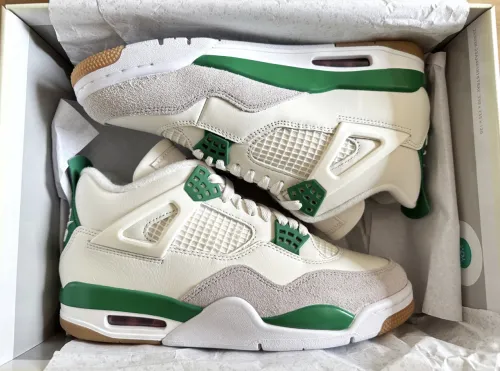 PK God Batch Air Jordan 4 SB Pine Green DR5415-103 review 