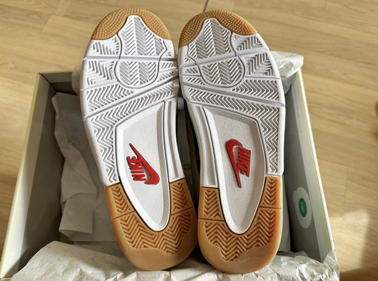 PK God Batch Air Jordan 4 SB Pine Green DR5415-103 review K*** 04