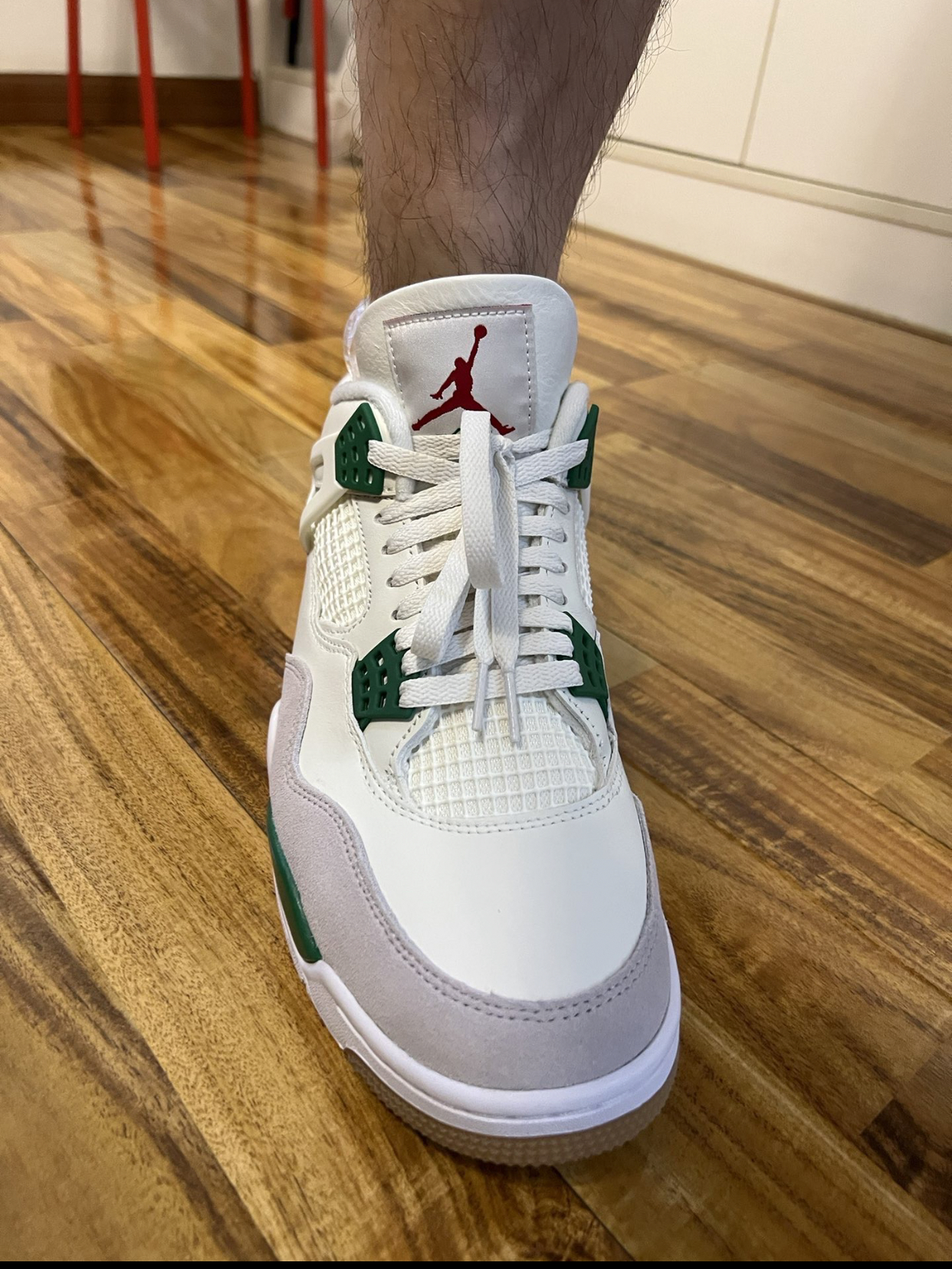 PK God Batch Air Jordan 4 SB Pine Green DR5415-103 review L*** 01