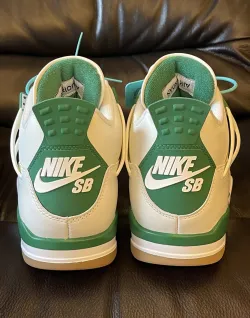 PK God Batch Air Jordan 4 SB Pine Green DR5415-103 review L*** 02