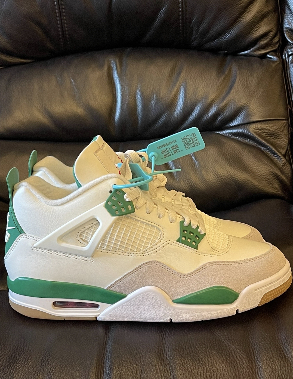 PK God Batch Air Jordan 4 SB Pine Green DR5415-103 review L*** 02