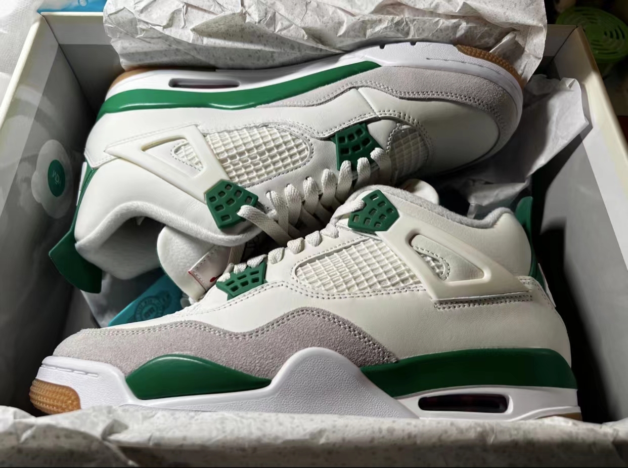 PK God Batch Air Jordan 4 SB Pine Green DR5415-103 review F***