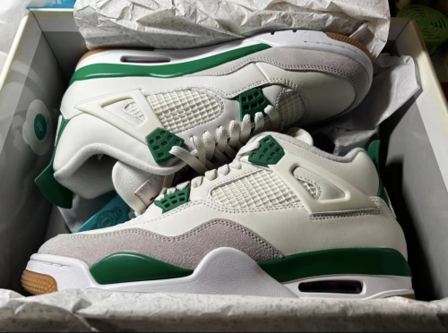PK God Batch Air Jordan 4 SB Pine Green DR5415-103 review 