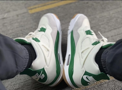 PK God Batch Air Jordan 4 SB Pine Green DR5415-103 review 